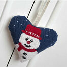Snowman Tapestry Heart Kit additional 1