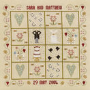 Four Hearts Wedding Sampler Cross Stitch Kit additional 2