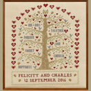 Heart And Tree Wedding Sampler Cross Stitch Kit additional 2