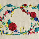 Rose Garland Embroidery Cushion Kit additional 2