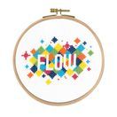 Flow Cross Stitch Kit With Hoop additional 1