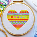 Beginners Heart - Learn How To Cross Stitch Complete Tutorial Kit additional 1