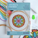 Beginners Modern Flower - Learn How To Cross Stitch Complete Tutorial Kit additional 2