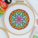 Beginners Modern Flower - Learn How To Cross Stitch Complete Tutorial Kit additional 1