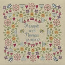 Flower Wedding Sampler Cross Stitch Kit additional 1