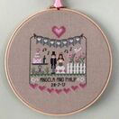 Pink Hearts Wedding Sampler Cross Stitch Kit additional 4