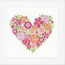 Floral Heart Cross Stitch Kit additional 2