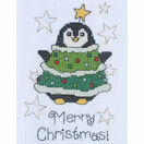 Daisy Penguin Cross Stitch Christmas Card Kit additional 2