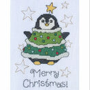 Daisy Penguin Cross Stitch Christmas Card Kit additional 1