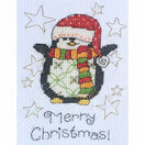 Maisie Penguin Cross Stitch Christmas Card Kit additional 2