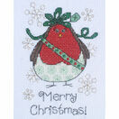 Aggie Robin Cross Stitch Christmas Card Kit additional 2