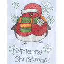 Albie Robin Cross Stitch Christmas Card Kit additional 1