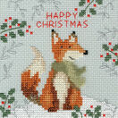 Christmas Moose, Christmas Bear and Christmas Fox Cross Stitch Christmas Card Kits (Set of 3) additional 3