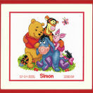 Winnie & Friends Cross Stitch Birth Record Kit additional 2