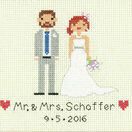 Bride & Groom Cross Stitch Wedding Sampler Kit additional 3