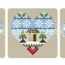 Festive Hearts Winter Cross Stitch Kit additional 3