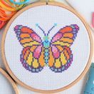 Beginners Butterfly - Learn How To Cross Stitch Complete Tutorial Kit additional 2