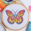 Beginners Butterfly - Learn How To Cross Stitch Complete Tutorial Kit additional 1