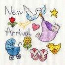New Baby Cross Stitch Card Kit additional 2