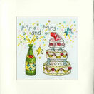Cheers Cross Stitch Wedding Card Kit additional 1