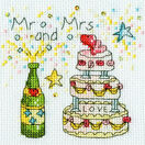 Cheers Cross Stitch Wedding Card Kit additional 2