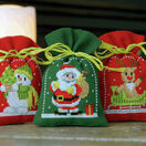 Christmas Figures Pot-Pourri Bags - Set Of 3 Cross Stitch Kits additional 2