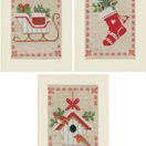 Christmas Wish Cards - Set Of 3 Cross Stitch Card Kits additional 1