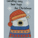 Barny Polar Bear Cross Stitch Christmas Card Kit additional 2