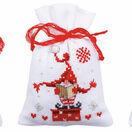 Christmas Gnomes Pot Pourri Bags Set of 3 Cross Stitch Kits additional 2