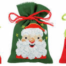 Christmas Faces Pot Pourri Bags Set of 3 Cross Stitch Kits additional 2