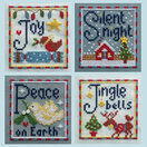 Joy Cross Stitch Christmas Card Kits (set of 4) additional 3