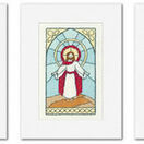 Stained Glass Christmas Cards Set C (set of 3) additional 2