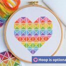 Geometric Heart Cross Stitch Kit additional 6
