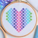 Beginners Spotty Heart - Learn How To Cross Stitch Complete Tutorial Kit additional 2