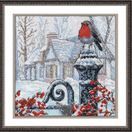 Christmas Morning Robin Cross Stitch Kit additional 2