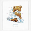 Teddy & Blanket Birth Record Cross Stitch Kit additional 3