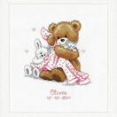 Teddy & Blanket Birth Record Cross Stitch Kit additional 4