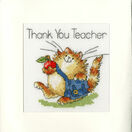 An Apple For Teacher Cross Stitch Card Kit additional 1