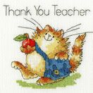 An Apple For Teacher Cross Stitch Card Kit additional 2