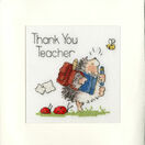 School's Out - Teacher Thank You Cross Stitch Card Kit additional 1