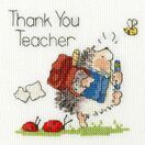 School's Out - Teacher Thank You Cross Stitch Card Kit additional 2
