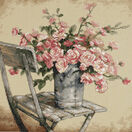 Roses On A White Chair Cross Stitch Kit additional 1