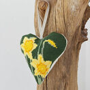 Daffodil Lavender Heart Tapestry Kit additional 2
