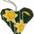 Daffodil Lavender Heart Tapestry Kit additional 1