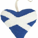 Scottish Saltire Lavender Heart Tapestry Kit additional 1