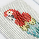 Red Macaw Beadwork Embroidery Card Kit additional 2