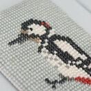 Great Spotted Woodpecker Beadwork Embroidery Card Kit additional 2