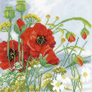 Beautiful Poppies Cross Stitch Kit additional 1