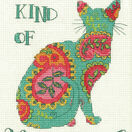 Paisley Cat Cross Stitch Kit additional 1