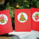 Christmas Circles Cross Stitch Card Kits Set of 3 additional 1